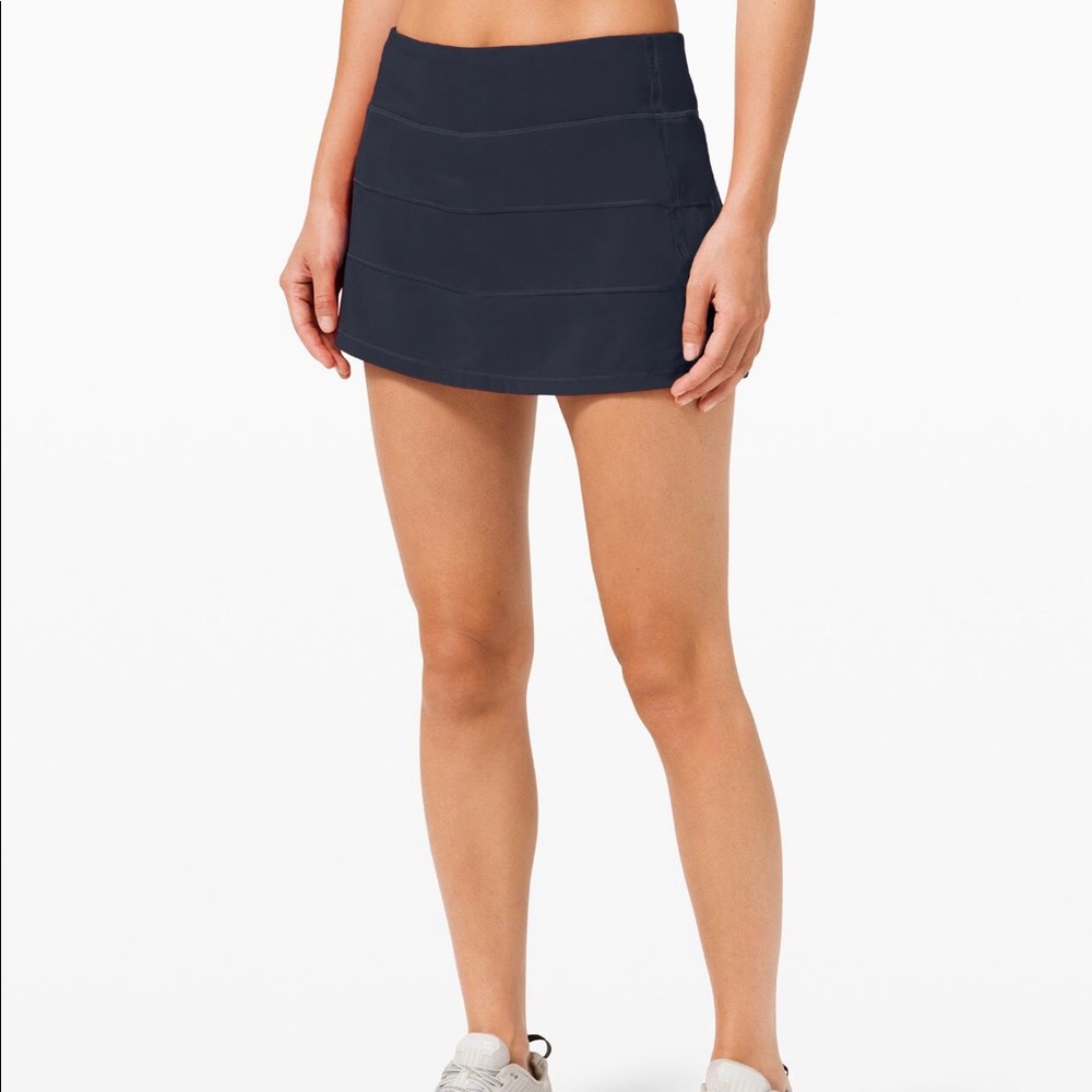 Black Lululemon Pace Rival Skirt- Regular Length
